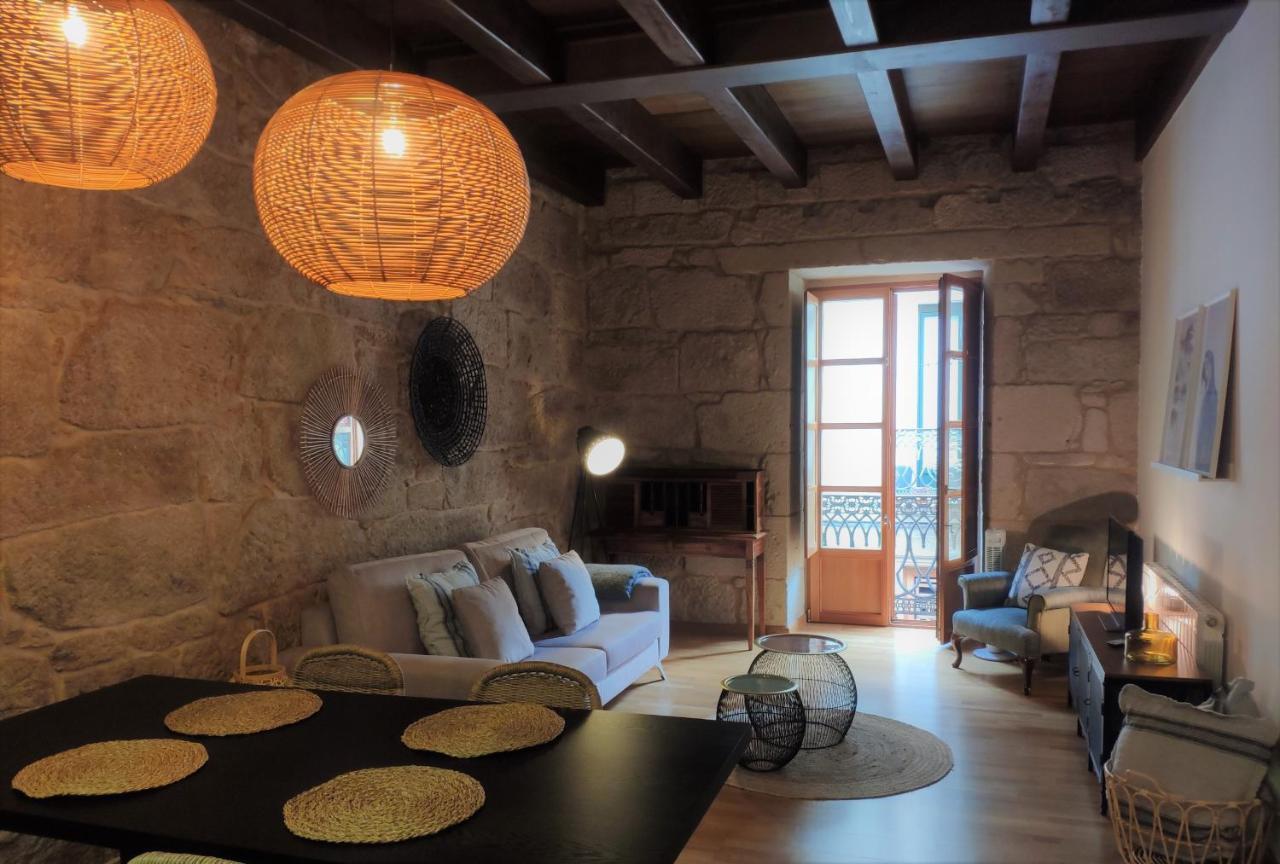 Exclusivo Apartamento En Edificio Historico Pontevedra Eksteriør billede